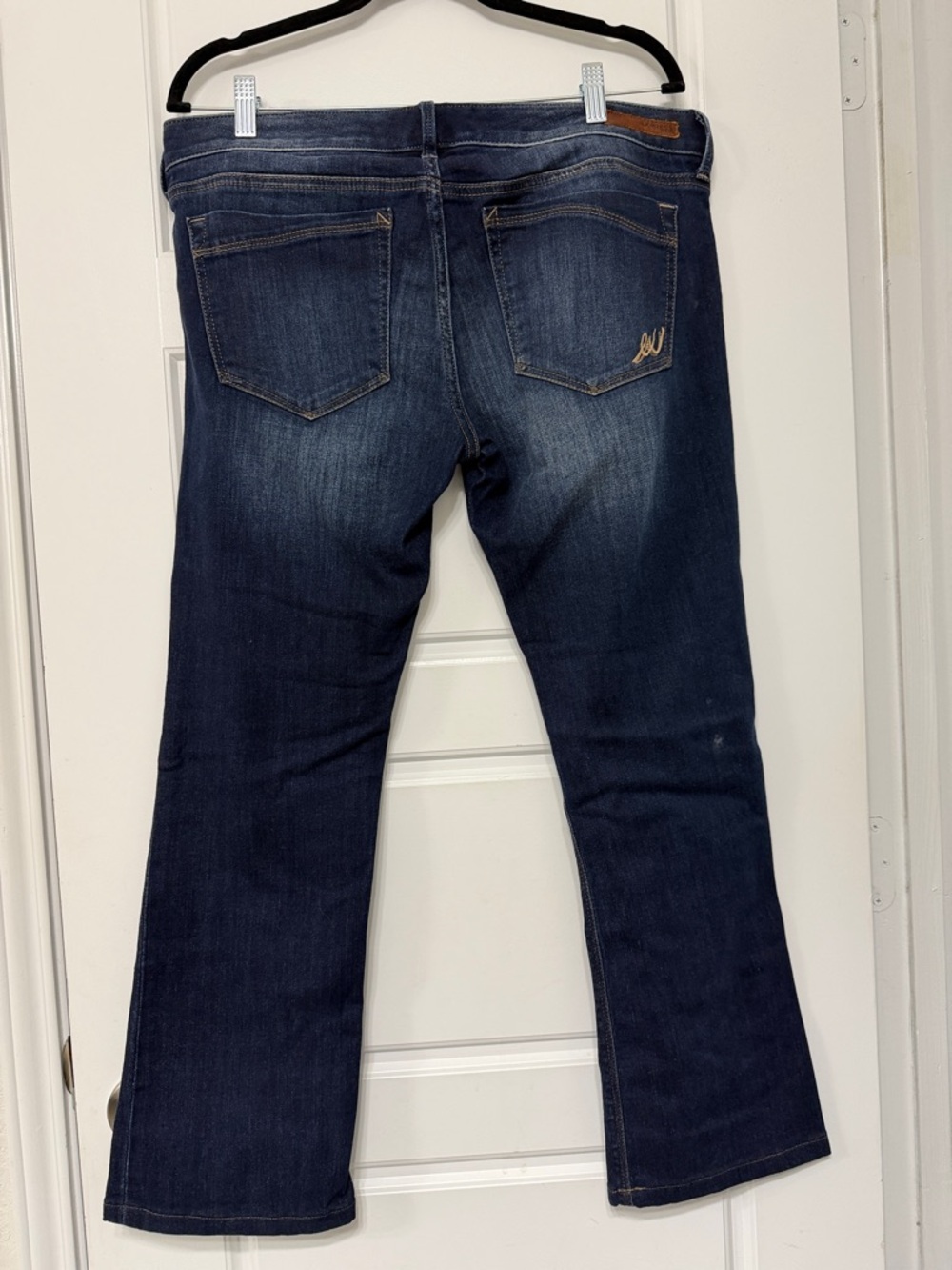 Express Dark Blue Women's Jeans - Classic Stretch Denim - Picture 5 of 5